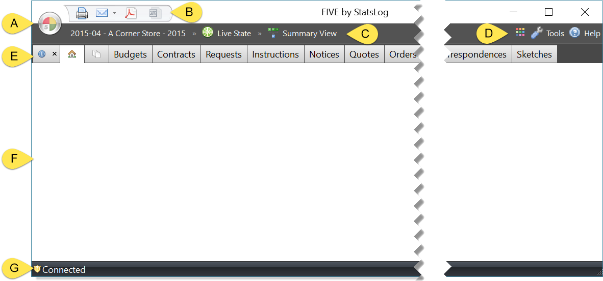 FIVE user-inteface elements